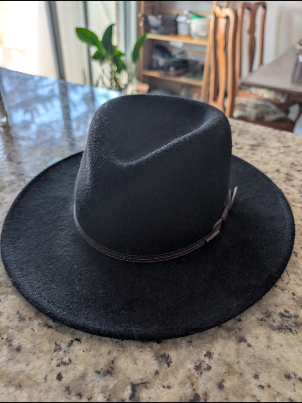 Stetson Bozeman Black 100% Wool Crushable Hat - Picture 1 of 2